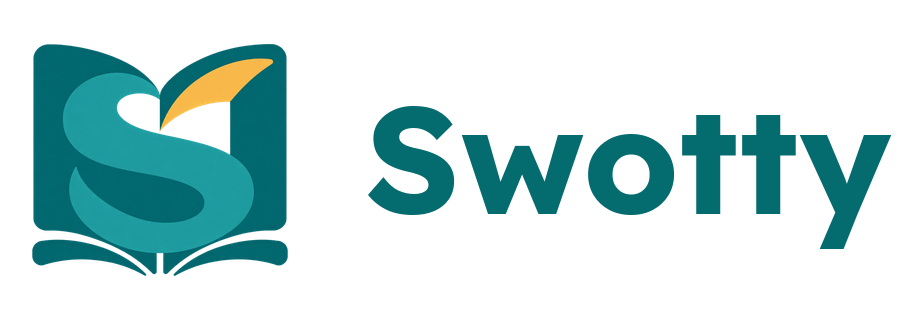 Swotty mark beside the word Swotty